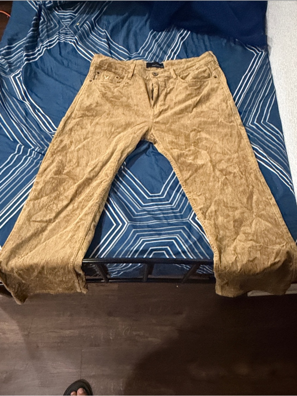 American Eagle Outfitters Men's Corduroy Pants in Camel Tan